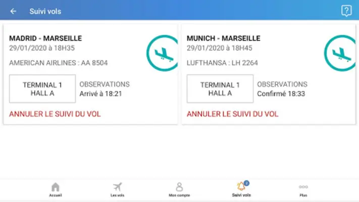 Aéroport Marseille Provence android App screenshot 0