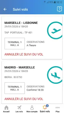 Aéroport Marseille Provence android App screenshot 10